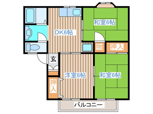 DUOPLAZAⅠ番館の物件間取画像